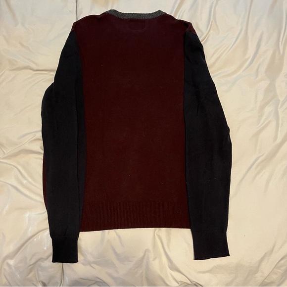 American Eagle Mens Brownish Red Long Sleeve Shirt - Picture 2 of 4